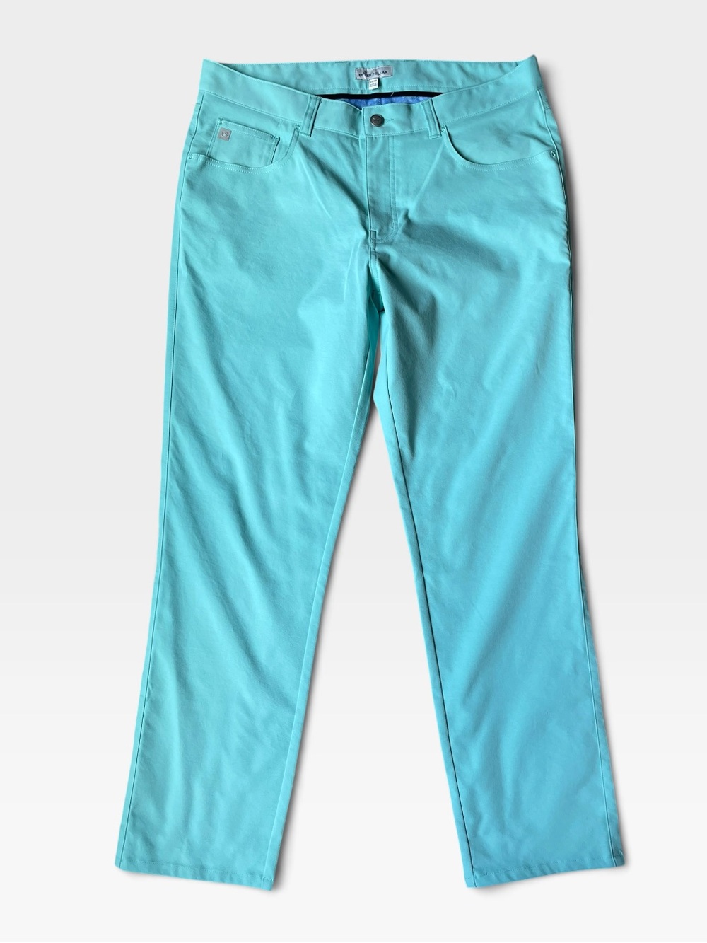 Peter Millar Aqua/Turquoise Chinos - Straight Fit